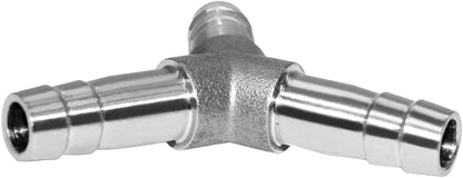 Stainless Steel 1/4" Hose Barb 3 Way Y Shaped Union Home Brew Fitting V1258-DP02-B-3140