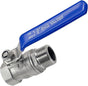 Stainless Steel Full Flow 3/4 Garden Hose Shut Off Valve GHT Thread Heavy Duty Connector V1258-DP02-B-3172