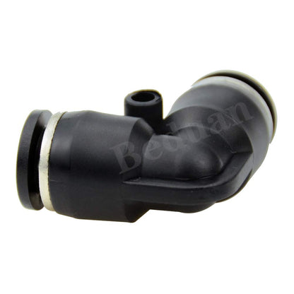 Push to Connect Fitting Elbow, 8mm x 8mm Tube OD Pneumatic 90 degrees Degree Adapter Push in Fitting for Air V1258-DP02-B-3174