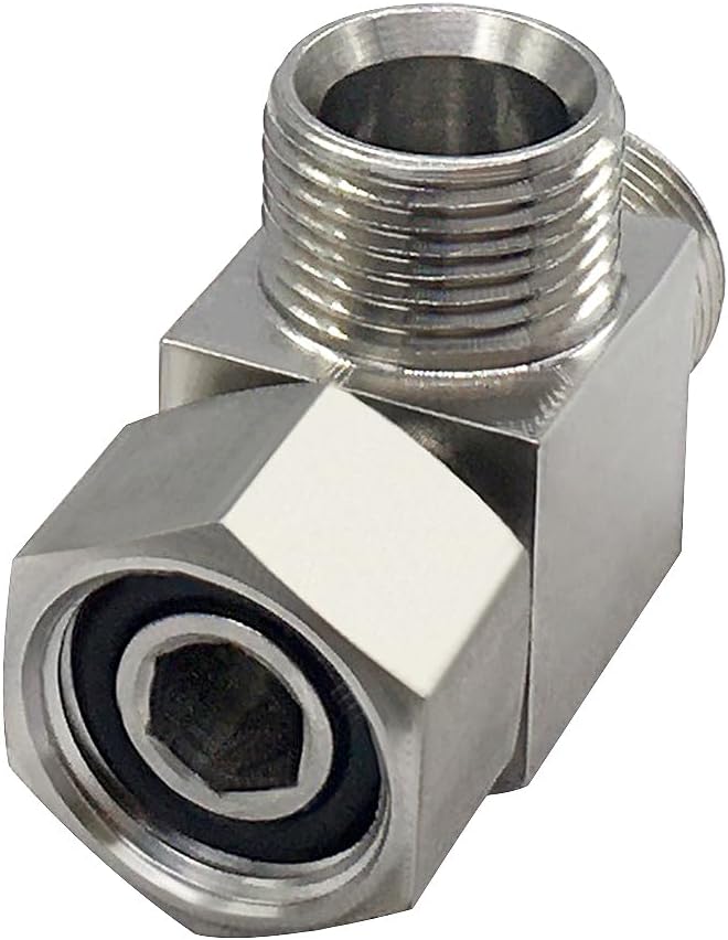 Stainless Steel 3/8 Compression Tee Fitting - 3/8" Inlet & Outlet Angle Stop V1258-DP02-B-3190