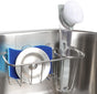 3-in-1 Sponge Holder for Kitchen Sink with Dish Brush Holder, Stainless Steel Caddy for Soap, Scrubber, No V1258-DP02-B-322