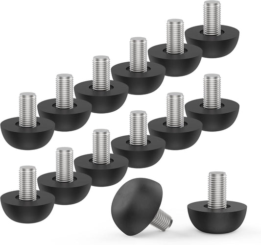 M8 Adjustable Furniture Leg, 304 Stainless Steel Furniture Feet, 8mm x 1.25 Screw-in Leveling Feet, Outdoor V1258-DP02-B-3255