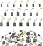 80Pcs Electric Motor Carbon Brushes Set, 20 Different Models Carbons Brushes, Carbon Brush Replacement for V1258-DP02-B-3258