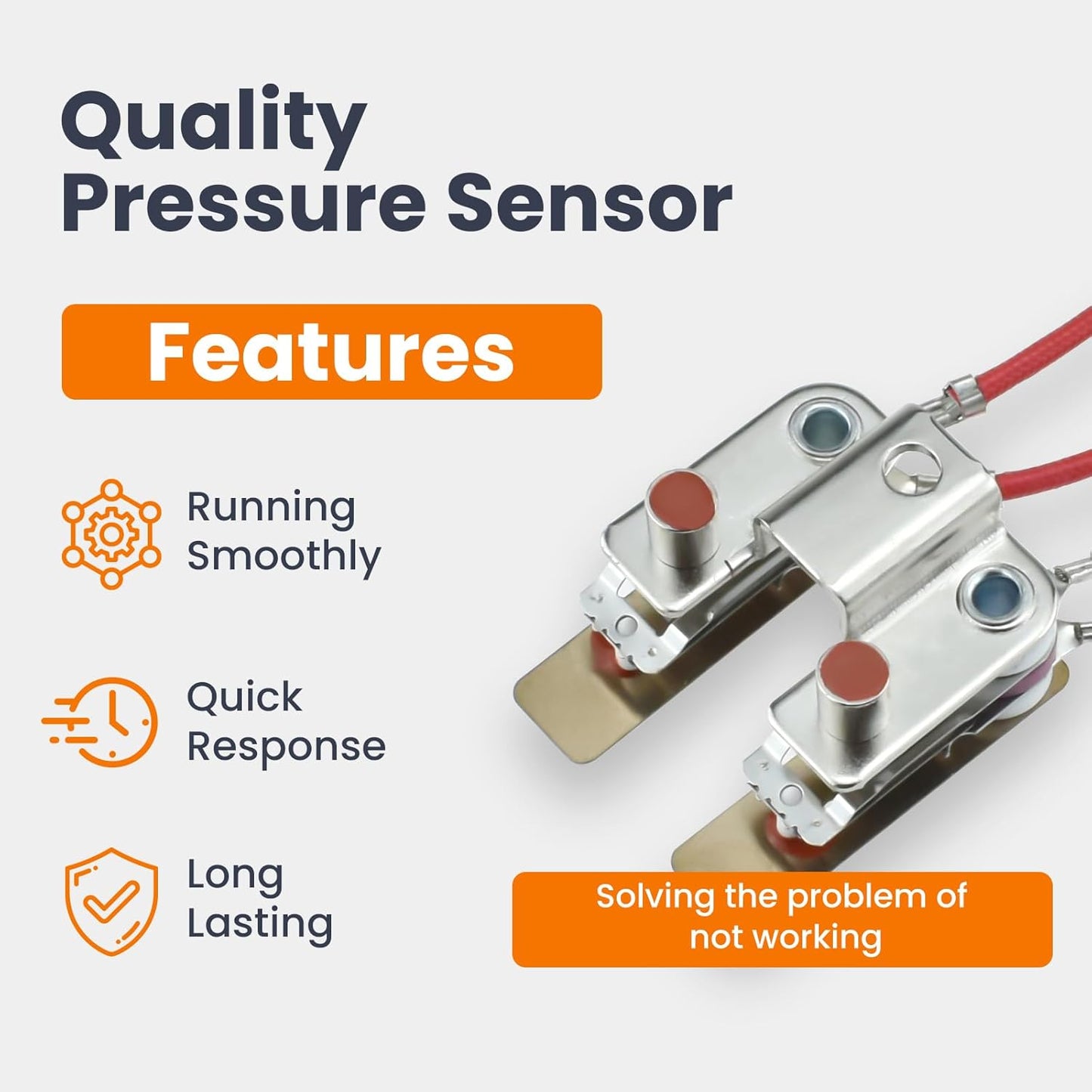 2 Pcs Pressure Sensor for in-stant Pot, Pressure Cooker Sensor or Switch Compatible with in-stant Cuisi-Nart V1258-DP02-B-3267