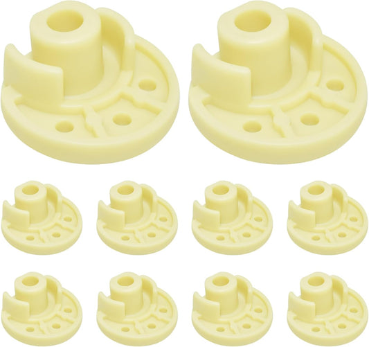 9709707 Mixer Rubber Foot, 10Pcs Blender Bottom Pads Feet Replacement Parts for Kitchen Aid Tilt Head Stand V1258-DP02-B-3274