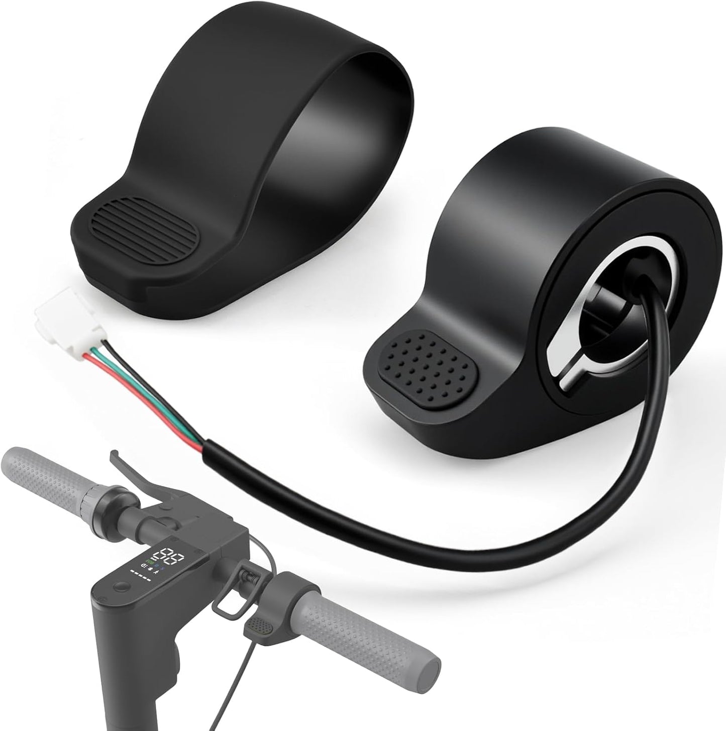 Thumb Throttle with Protector for Go-trax GXL V2, Electric Scooter Accelerator Speed Control, Compatible with V1258-DP02-B-3281
