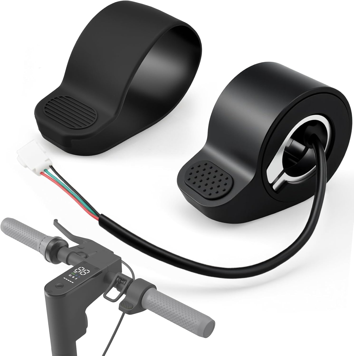 Thumb Throttle with Protector for Go-trax GXL V2, Electric Scooter Accelerator Speed Control, Compatible with V1258-DP02-B-3281
