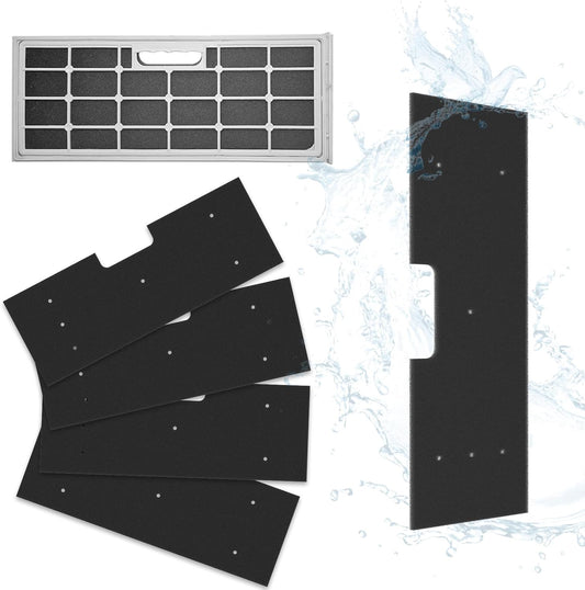4 Pack WH01X35719 Lint Filter, Hand Washable Replacement Lint Filter Compatible with G-E Profile Washer Dryer V1258-DP02-B-3285