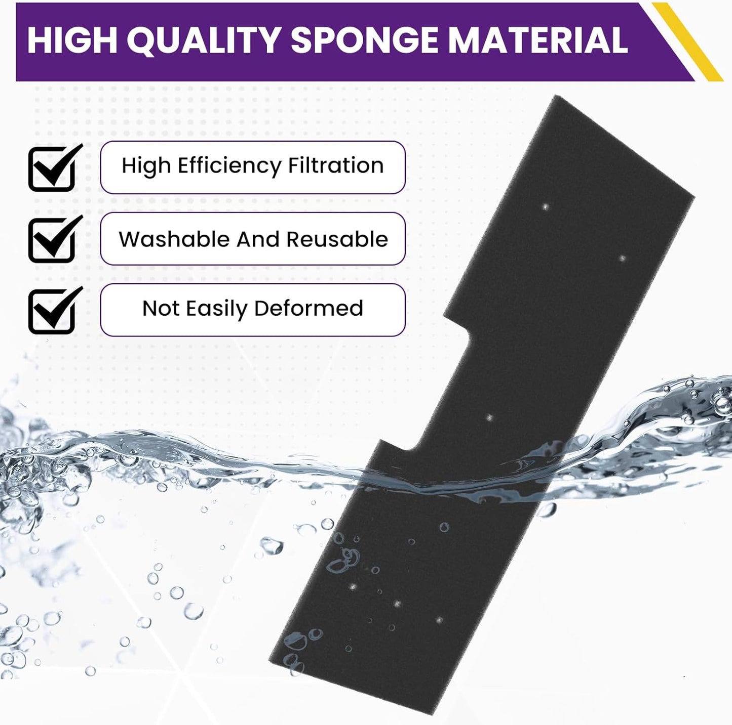 4 Pack WH01X35719 Lint Filter, Hand Washable Replacement Lint Filter Compatible with G-E Profile Washer Dryer V1258-DP02-B-3285