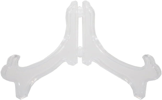 Display Stand Easel Bowl Stand for Display Large Deep Bowls, Platters and Deep Dishes Clear V1258-DP02-B-3319