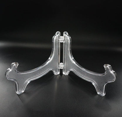 Display Stand Easel Bowl Stand for Display Large Deep Bowls, Platters and Deep Dishes Clear V1258-DP02-B-3319