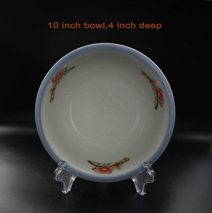 Display Stand Easel Bowl Stand for Display Large Deep Bowls, Platters and Deep Dishes Clear V1258-DP02-B-3319