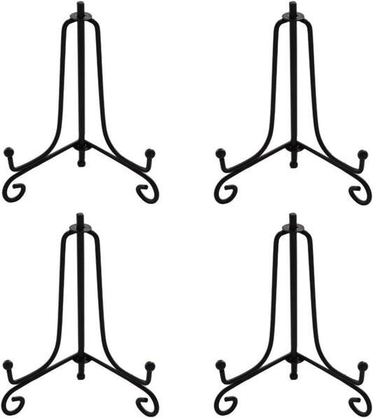 3.5 Inch Black Mini Iron Stand Cookie Holder Display Stand Place Card Holder Display Easels at Weddings, V1258-DP02-B-3320