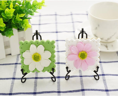3.5 Inch Black Mini Iron Stand Cookie Holder Display Stand Place Card Holder Display Easels at Weddings, V1258-DP02-B-3320