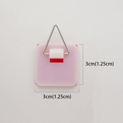 Invisible Adhesive Plate Hangers for The Wall - 1.25 Inch Vertical Plate Holders Set - 10 Pack & 20 Pack V1258-DP02-B-3327