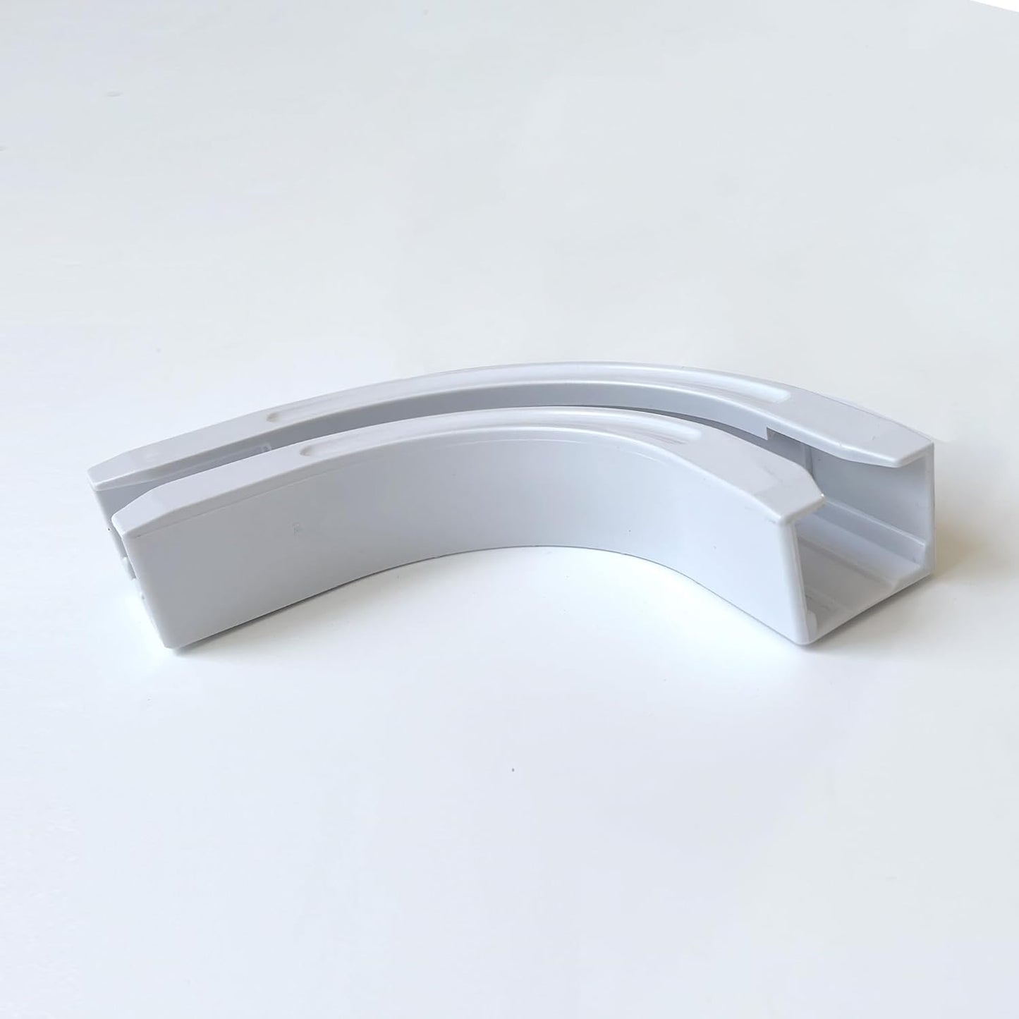 90 Curved Connectors - Ceiling Mount/Wall Mount Curtain Tracks, White 2 Pack V1258-DP02-B-3340