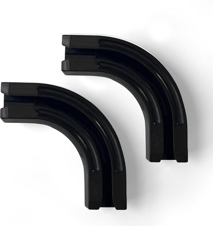 90 degrees Curved Connectors for Track Curtains Ceiling Mount/Wall Mount, Ceiling Track for Curtains, Room V1258-DP02-B-3342