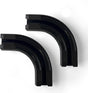 90 degrees Curved Connectors for Track Curtains Ceiling Mount/Wall Mount, Ceiling Track for Curtains, Room V1258-DP02-B-3342