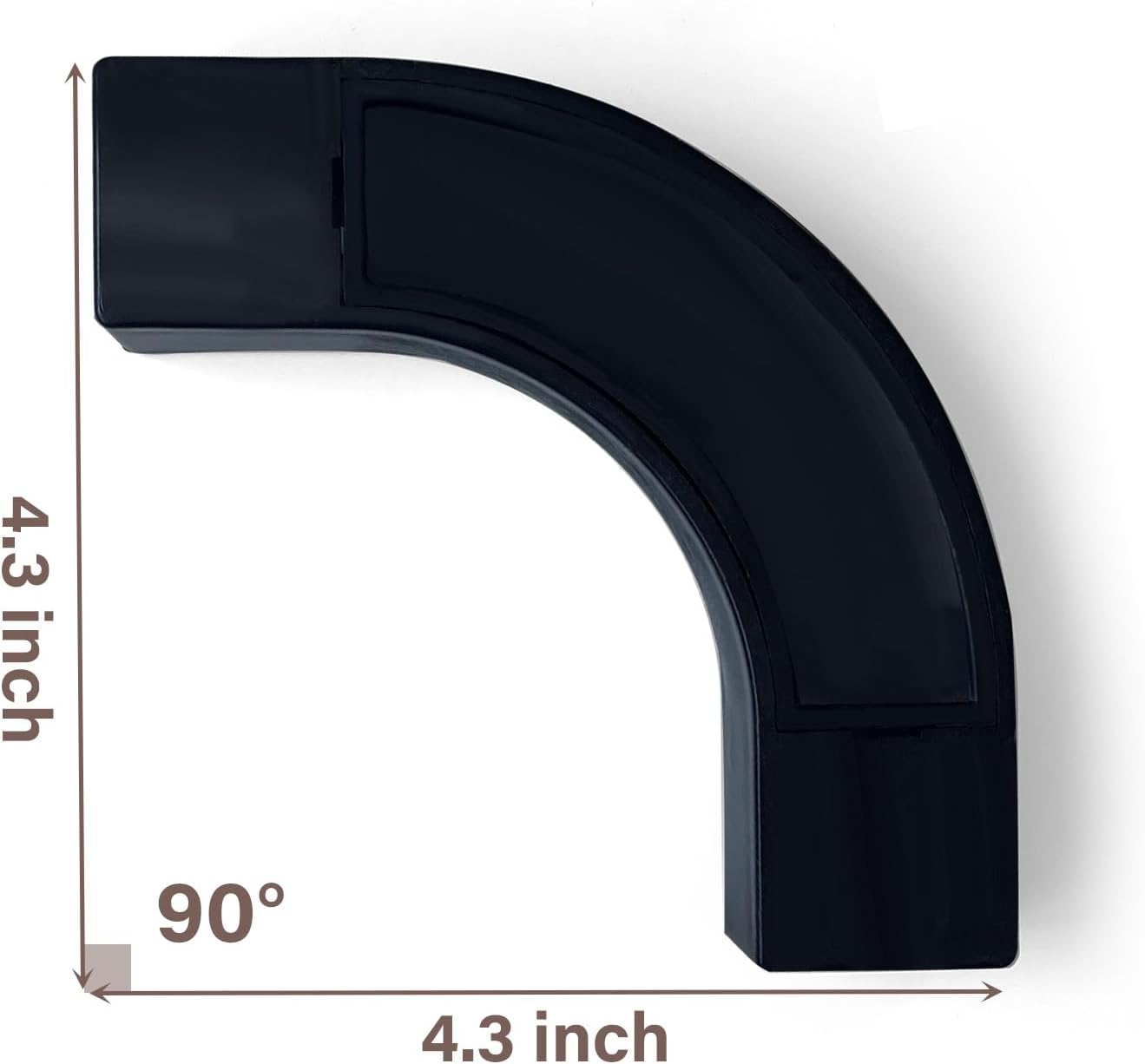 90 degrees Curved Connectors for Track Curtains Ceiling Mount/Wall Mount, Ceiling Track for Curtains, Room V1258-DP02-B-3342