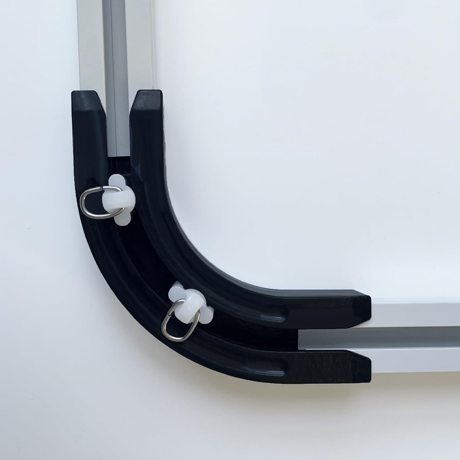 90 degrees Curved Connectors for Track Curtains Ceiling Mount/Wall Mount, Ceiling Track for Curtains, Room V1258-DP02-B-3342