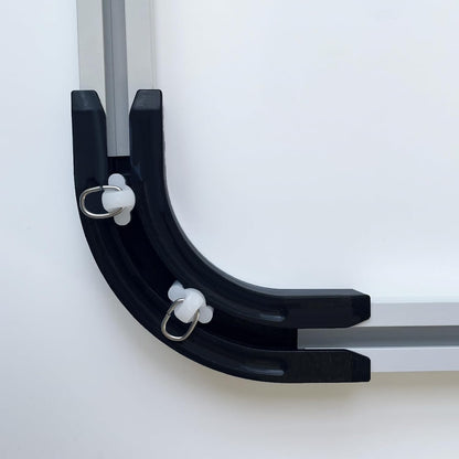 90 degrees Curved Connectors for Track Curtains Ceiling Mount/Wall Mount, Ceiling Track for Curtains, Room V1258-DP02-B-3342