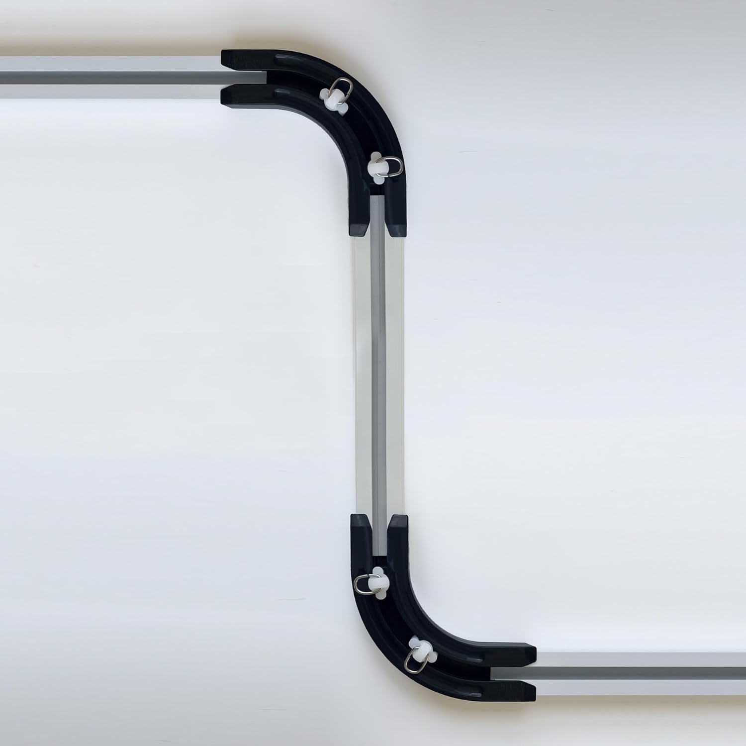 90 degrees Curved Connectors for Track Curtains Ceiling Mount/Wall Mount, Ceiling Track for Curtains, Room V1258-DP02-B-3342