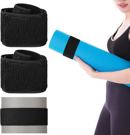 4 Pcs Nylon Yoga Mat Strap Stretchable Holder Straps Heavy Duty Bungee Straps Band Adjustable Carrying Strap V1258-DP02-B-3343