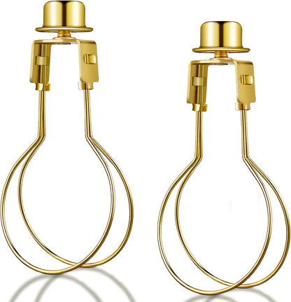 Bulb Lamp Shade Light Bulb Clip Adapter Includes Finial and Lampshade Levellers for Replacement V1258-DP02-B-3344