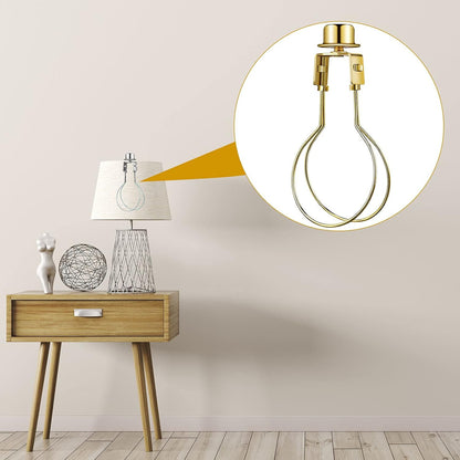 Bulb Lamp Shade Light Bulb Clip Adapter Includes Finial and Lampshade Levellers for Replacement V1258-DP02-B-3344