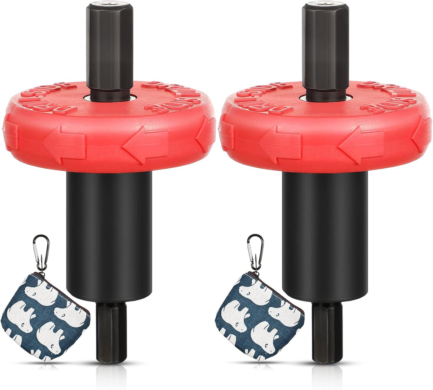 2 Pieces Electric Start Drill Bit Adapter, Engine Speed Starter Drill Bit Adapter with 2 Storage Bag for V1258-DP02-B-3364