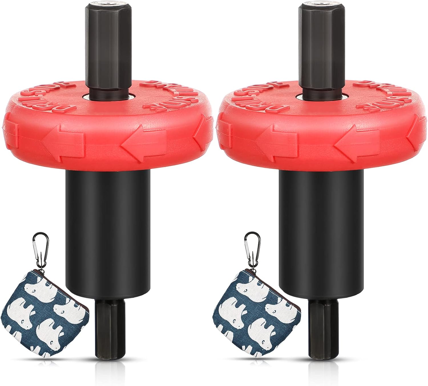 2 Pieces Electric Start Drill Bit Adapter, Engine Speed Starter Drill Bit Adapter with 2 Storage Bag for V1258-DP02-B-3364