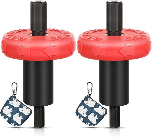 2 Pieces Electric Start Drill Bit Adapter, Engine Speed Starter Drill Bit Adapter with 2 Storage Bag for V1258-DP02-B-3364
