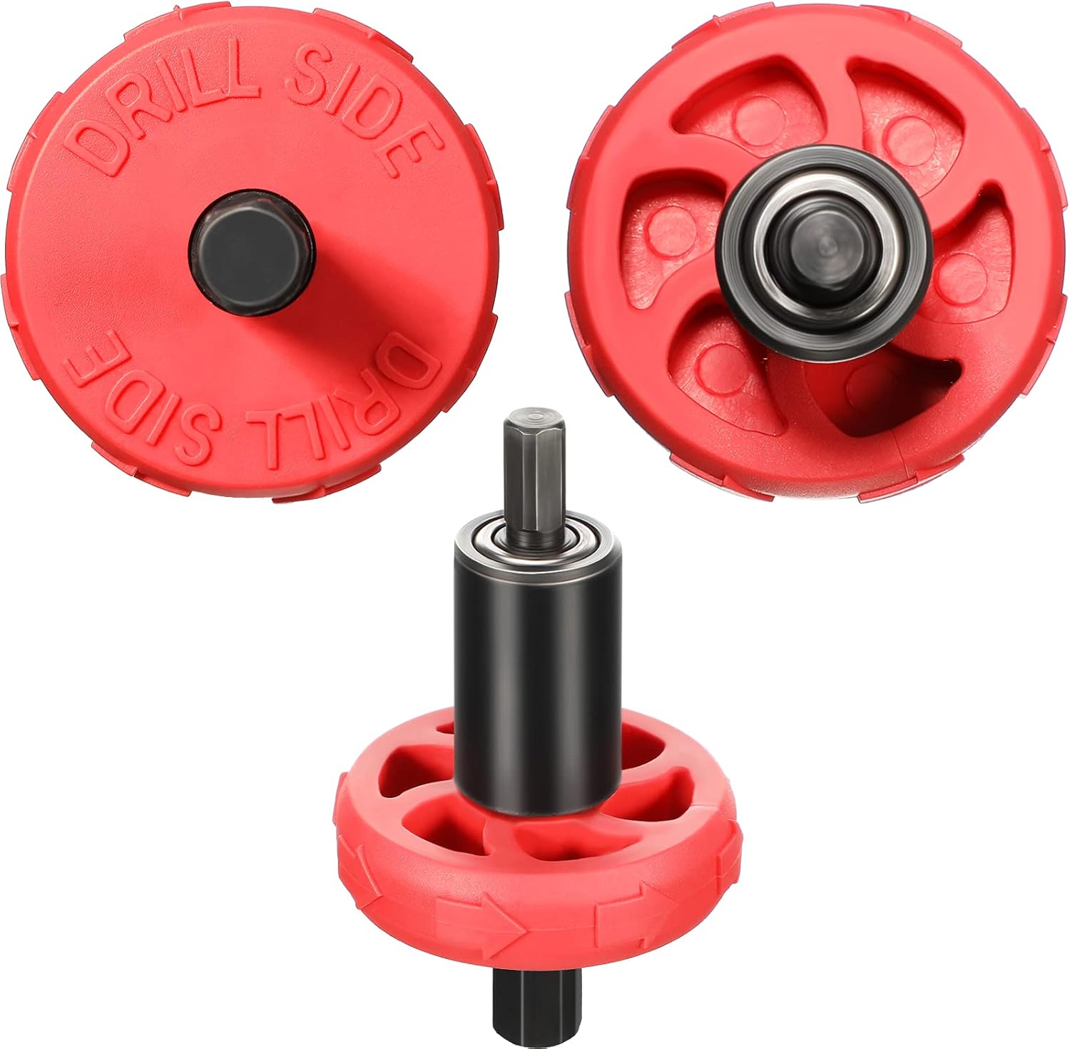 2 Pieces Electric Start Drill Bit Adapter, Engine Speed Starter Drill Bit Adapter with 2 Storage Bag for V1258-DP02-B-3364