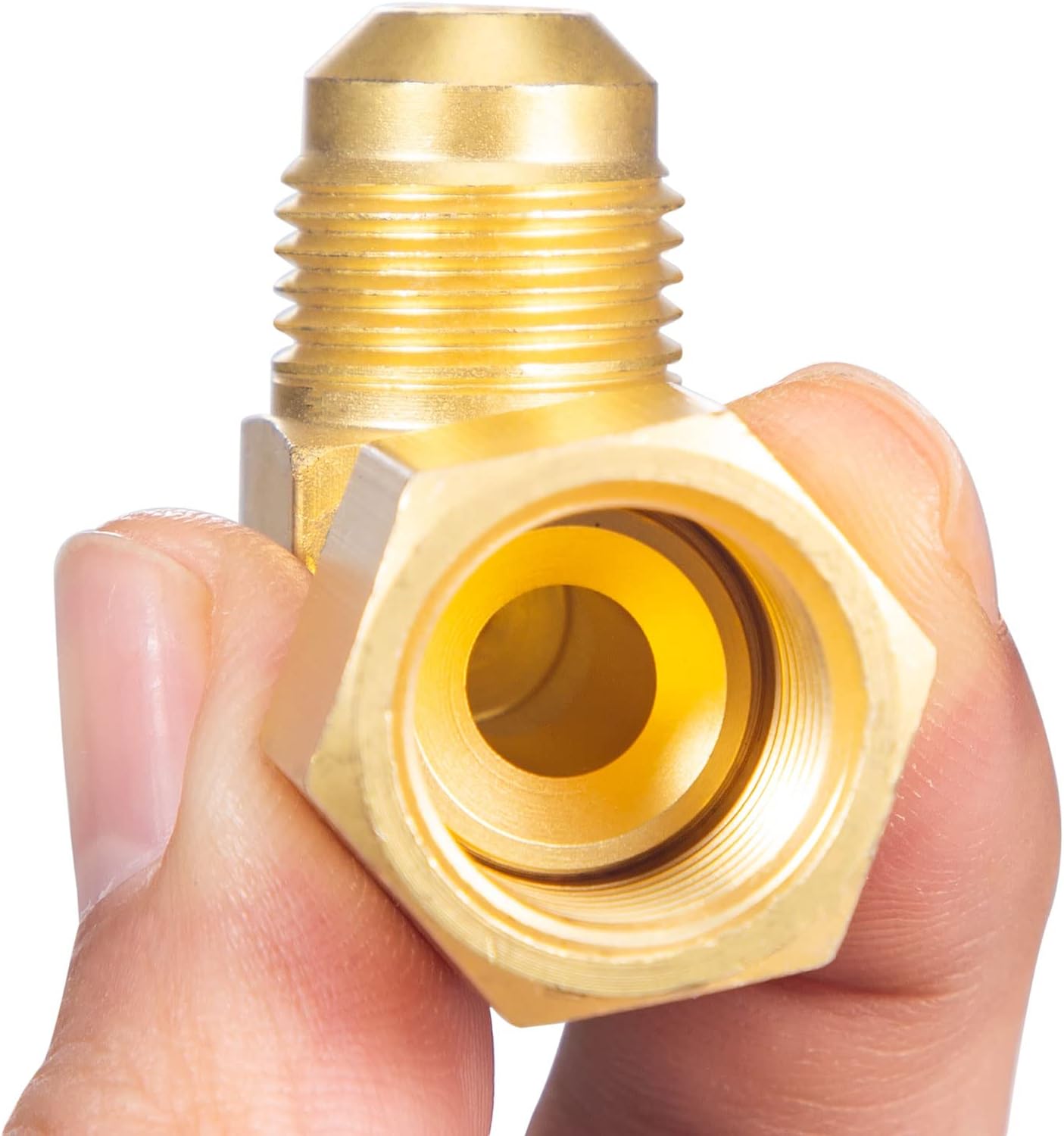 1PC 90 degrees Elbow Connector Replacement for Olympian Low Pressure Gas Fired Heaters Brass 3/8" female V1258-DP02-B-3381