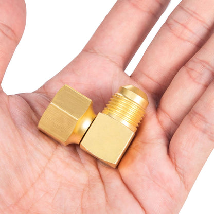 1PC 90 degrees Elbow Connector Replacement for Olympian Low Pressure Gas Fired Heaters Brass 3/8" female V1258-DP02-B-3381