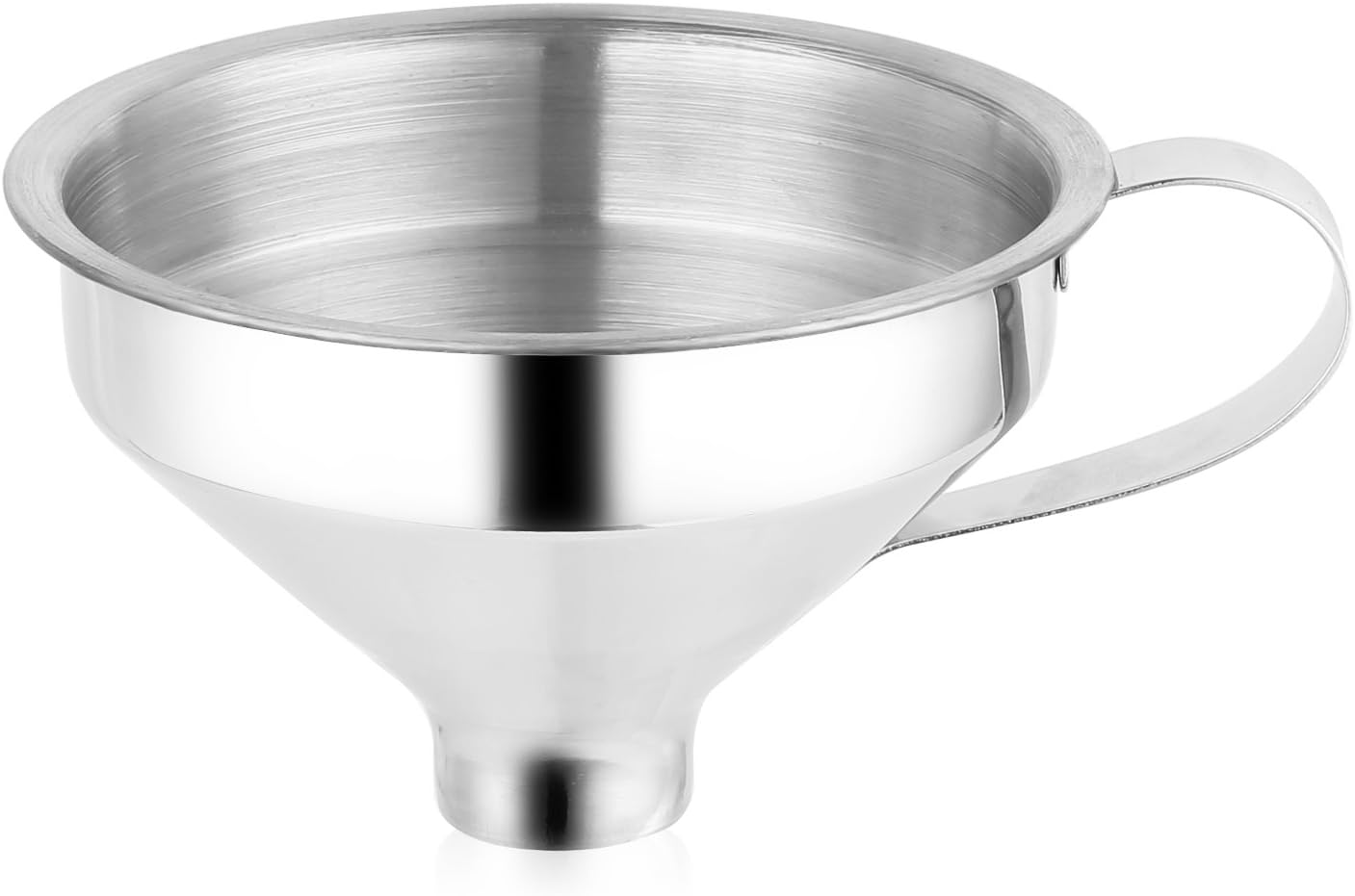 18/8 Stainless Steel Spice Funnel with Handle for Spice Jars - Professional Grade Kitchen Tools V1258-DP02-B-3403