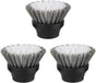 Electric Spin Scrubber Flat Brush Refills, 3 Pack V1258-DP02-B-3466
