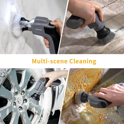 Electric Spin Scrubber Flat Brush Refills, 3 Pack V1258-DP02-B-3466