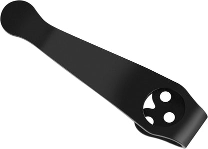 Titanium Deep Carry Pocket Clip for Spyderco Para 3, Paramilitary 2 and More Models Knives, Premium V1258-DP02-B-3469