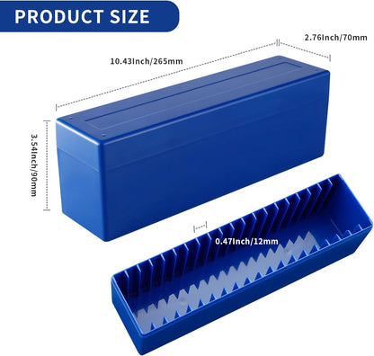 Plastic Coin Slab Storage Box, Coin Storage Box Case for NGC, PCGS, PMG, and Premier Coin Holders, Coin V1258-DP02-B-3470