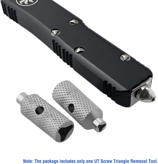 Triangle Screwdriver Removal Tool Set Compatible with Microtech Ultratech, UTX-85, Troodon Knives - Stainless V1258-DP02-B-3478