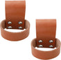 2 Pack Premium Leather Hammer Holster With Belt Loop, Multi-tool Holder, Small Hatchet Carrier, Brown V1258-DP02-B-3487