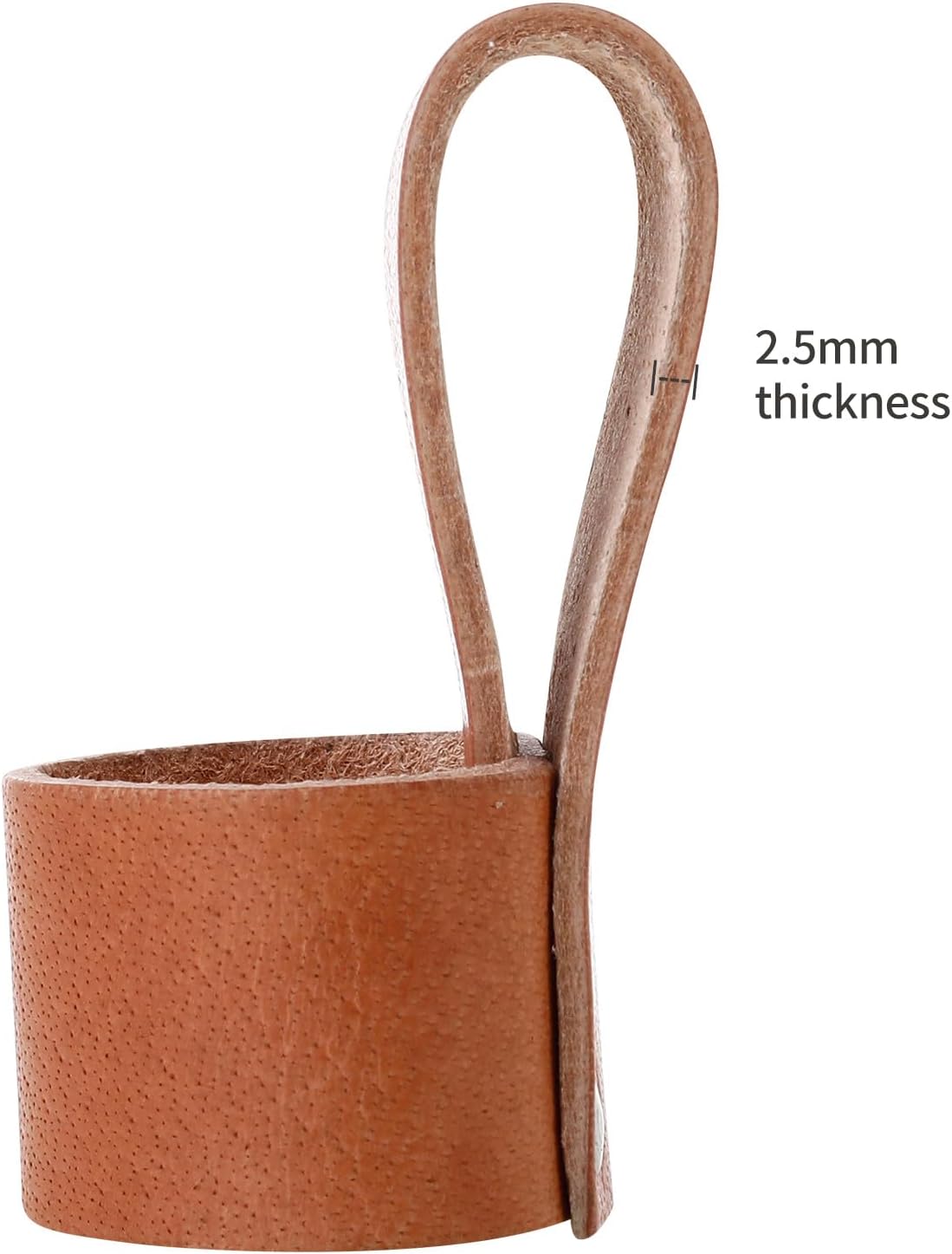 2 Pack Premium Leather Hammer Holster With Belt Loop, Multi-tool Holder, Small Hatchet Carrier, Brown V1258-DP02-B-3487