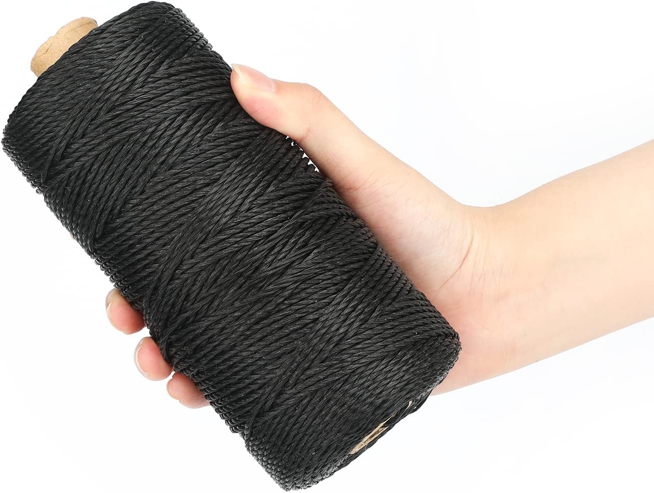 426 Feet Black Nylon Twine #36 Mason Nylon String Line, Gardening Nylon String, Durable Twisted Construction V1258-DP02-B-3504
