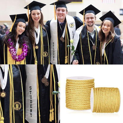 White Twine String and Gold Rope V1258-DP02-B-3525