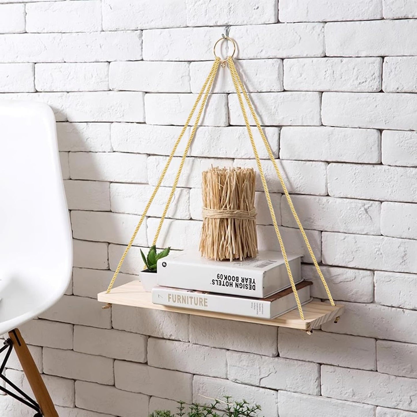 White Twine String and Gold Rope V1258-DP02-B-3525
