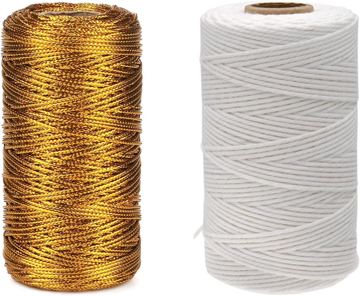 White Twine String and Gold Twine String V1258-DP02-B-3527