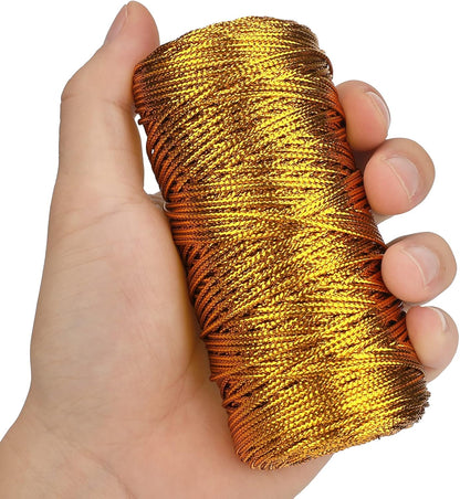 White Twine String and Gold Twine String V1258-DP02-B-3527