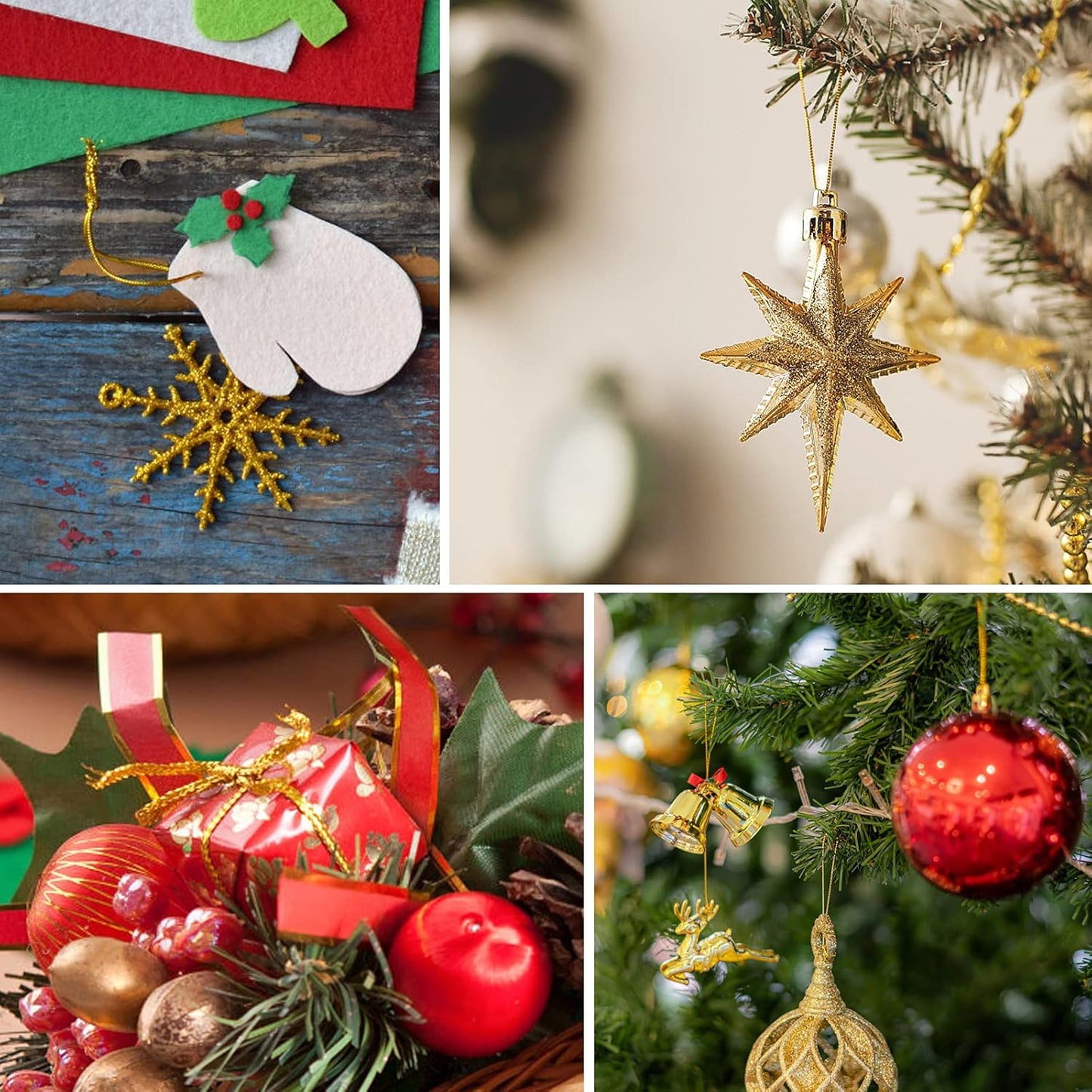 White Twine String and Gold Twine String V1258-DP02-B-3527