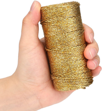White Twine String and Gold Twine String V1258-DP02-B-3528